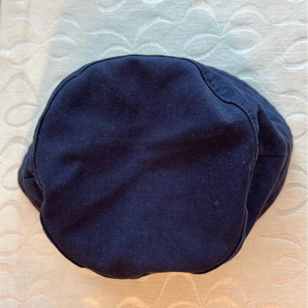 Janie and Jack Bucket Hat Boys 2T -3T Navy Blue Reversible Summer Beach